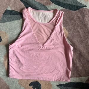 Klassy Network Light Pink Cotton Blend Top